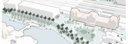 Stationsgebied Groningen krijgt groene stadsentree